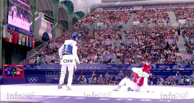 JO Paris 2024&nbsp;: La gabonaise Emmanuella Atora Eyeghe s’effondre face à la n°1 mondiale