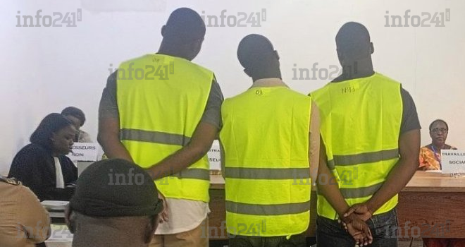 Port-Gentil&nbsp;: Trois ados-braqueurs condamnés à 5 ans de prison pour vol à main armée