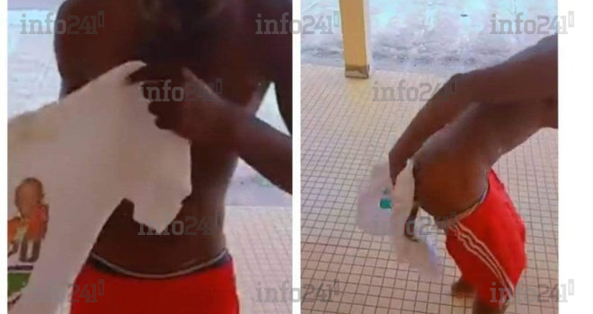 Le petit-fils tiktokeur d’un préfet, arrêté pour s’être torché avec un tee-shirt d’Oligui Nguema