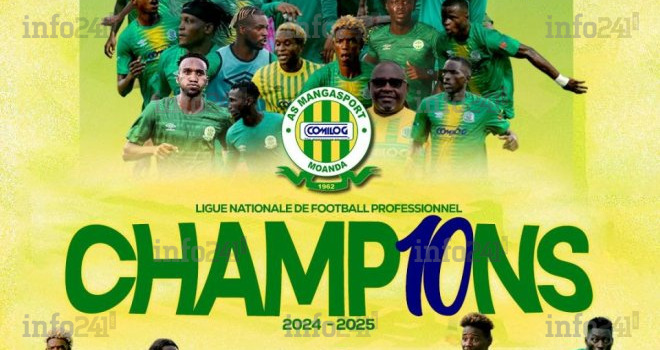 National Foot 1&nbsp;: Mangasport déjà sacré champion 2025 du Gabon à six journées du terme
