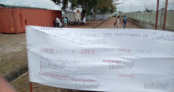 Primes impayées à l’hôpital de Port-Gentil&nbsp;: le Synaps floué, menace de durcir la grève des agents