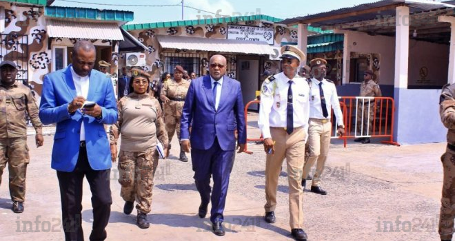 Port-Gentil&nbsp;: le ministre de la Justice Akuré-Davain face aux réalités de la prison centrale