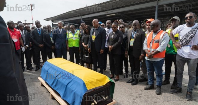 Dernier retour au pays&nbsp;: le Gabon accueille avec émotion la dépouille d’Aaron Boupendza
