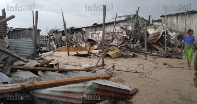 Port-Gentil&nbsp;: Une mystérieuse mini-tornade frappe plusieurs habitations à Lipe 