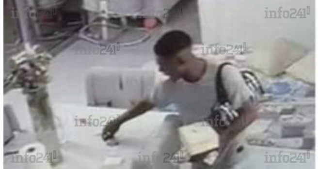 Akanda&nbsp;: Un cambrioleur trahi par une camera de surveillance, recherché par la police gabonaise