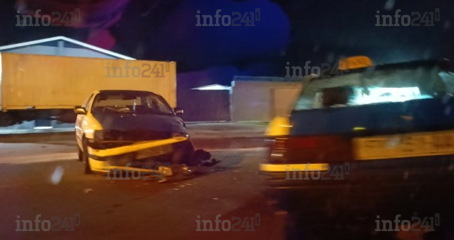 Port-Gentil&nbsp;: Deux taxis entrent en collision, grosse frayeur pour les passagers