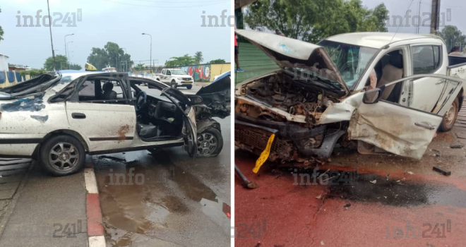 Port-Gentil&nbsp;: Deux automobilistes dans un état critique après une violente collision matinale