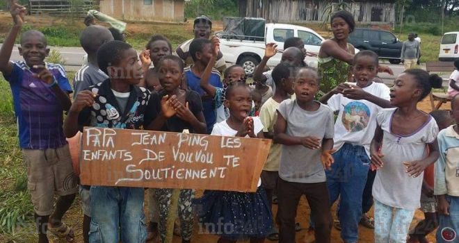 Les enfants de Vouvou « soutiennent » Papa Jean Ping !