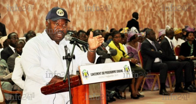 Ali Bongo dans le Woleu-Ntem pour la CAN et le programme Graine