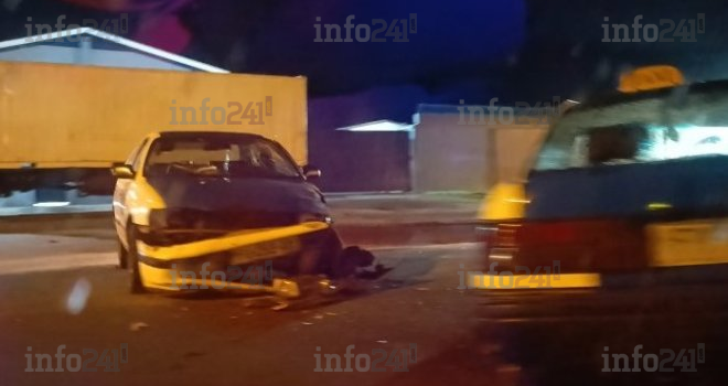 Port-Gentil : Deux taxis entrent en collision, grosse frayeur pour les passagers